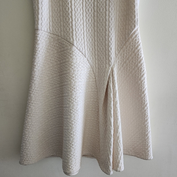 3.1 Phillip Lim Classic Cream "Cable Knit" Sleeveless Mini Dress Size Small - Picture 4 of 15